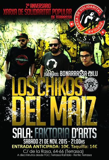 II Aniversario XSP Terrassa, Concierto Los Chikos del Maíz. II Aniversario XSP Terrassa, Concierto Los Chikos del Maíz.